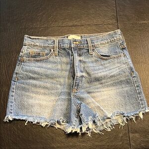 Universal Thread Blue Jean Shorts Vintage Frayed Hem